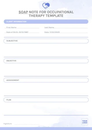 Edit a SOAP charting template