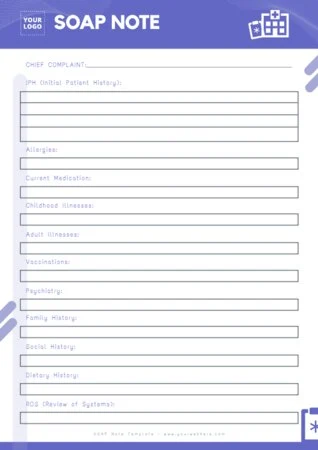 Edit a SOAP charting template