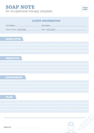 Edit a SOAP charting template