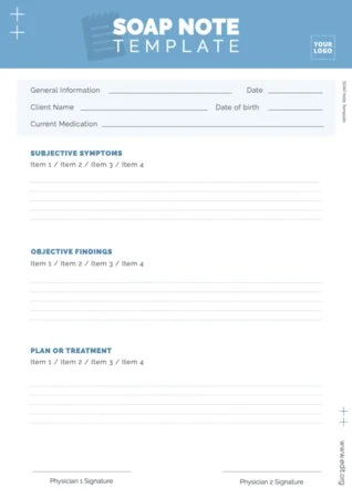 Edit a SOAP charting template