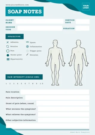 Edit a SOAP charting template