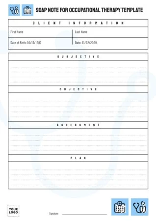 Edit a SOAP charting template
