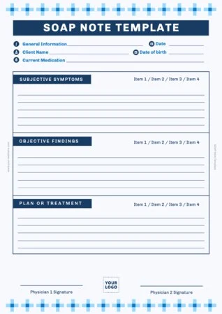 Edit a SOAP charting template