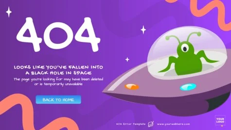 Edit a 404 landing page