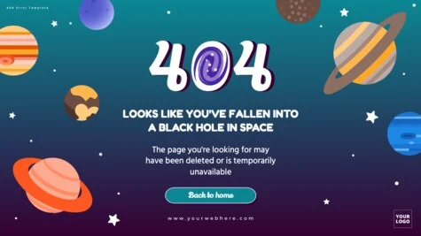 Edit a 404 landing page