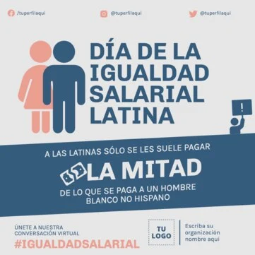 Edita un banner de Igualdad Salarial