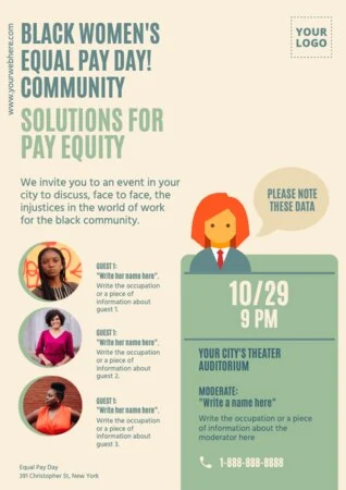 Edit a banner on Equal Pay