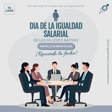 Edita un banner de Igualdad Salarial