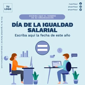 Edita un banner de Igualdad Salarial