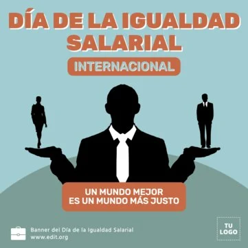Edita un banner de Igualdad Salarial