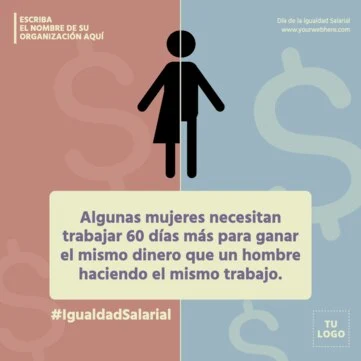 Edita un banner de Igualdad Salarial