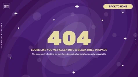 Edit a 404 landing page