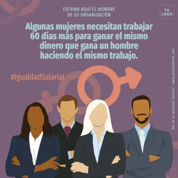 Edita un banner de Igualdad Salarial