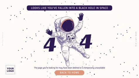 Edit a 404 landing page