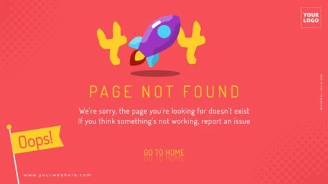 Edit a 404 landing page