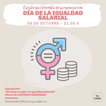 Edita un banner de Igualdad Salarial