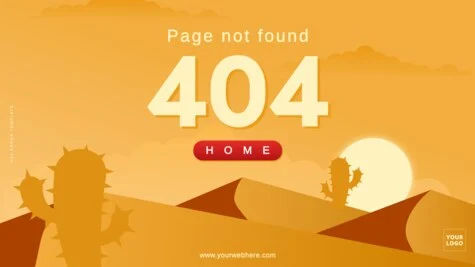 Edit a 404 landing page
