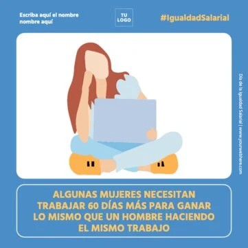 Edita un banner de Igualdad Salarial