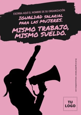 Edita un cartel de protesta