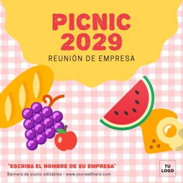 Edita un flyer de Picnic