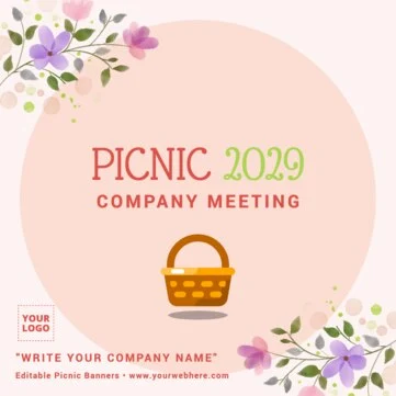 Edit a Picnic Party flyer