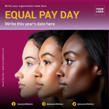 Edit a banner on Equal Pay