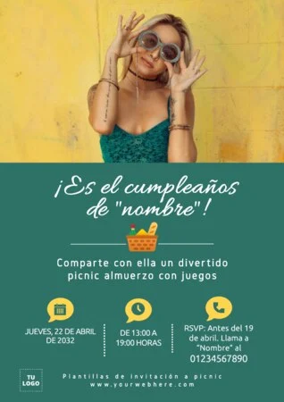 Edita una invitación a Cumpleaños