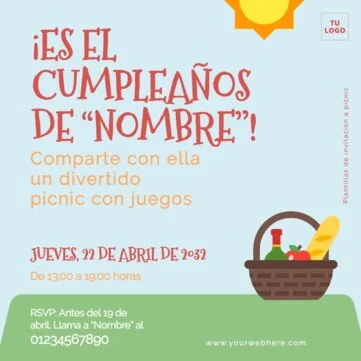 Edita un flyer de Picnic