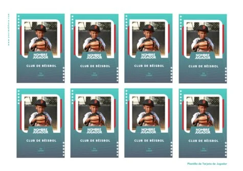 Edita un diseño de béisbol