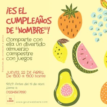 Edita un flyer de Picnic