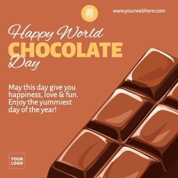 Edita un modello per il Chocolate Day