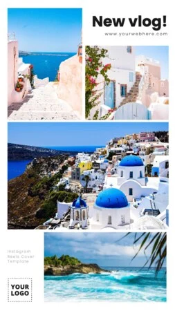 Edit an aesthetic Reel Cover