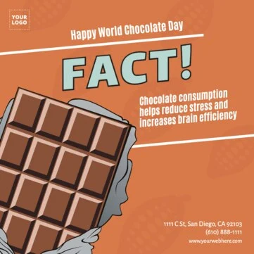 Edita un modello per il Chocolate Day