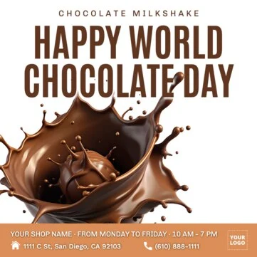 Edita un modello per il Chocolate Day