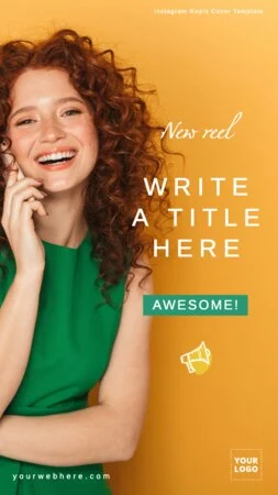 Edit an aesthetic Reel Cover