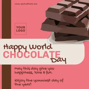 Edita un modello per il Chocolate Day