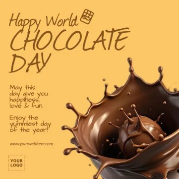 Edit a Chocolate Day template