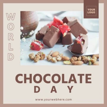 Edit a Chocolate Day template