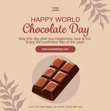 Edit a Chocolate Day template