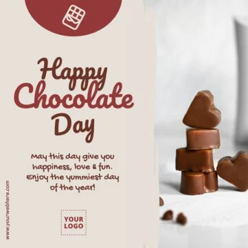 Edita un modello per il Chocolate Day