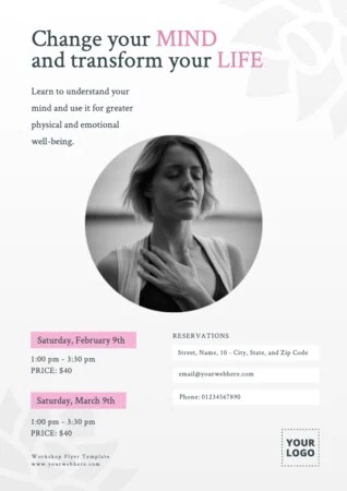 Edit a Workshop poster template