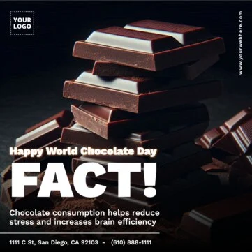 Edita un modello per il Chocolate Day