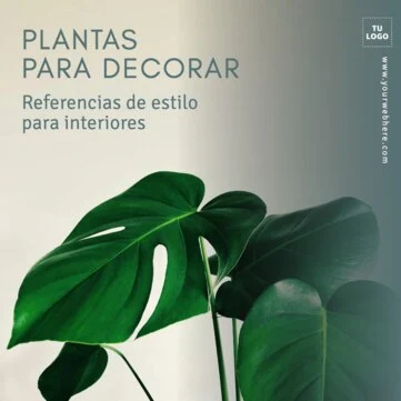 Edita un flyer de floristería