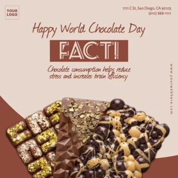 Edita un modello per il Chocolate Day