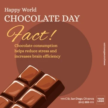 Edita un modello per il Chocolate Day