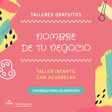 Edita un flyer de taller