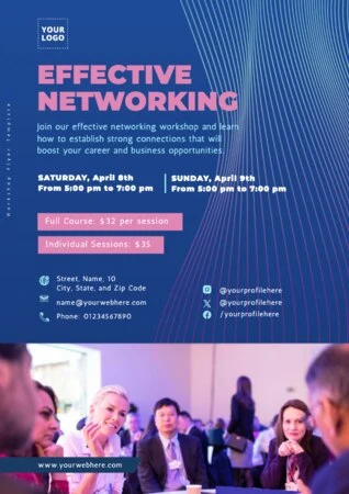 Edit a Workshop poster template