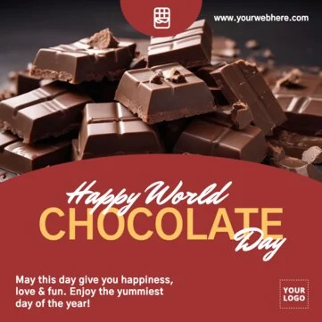 Edit a Chocolate Day template