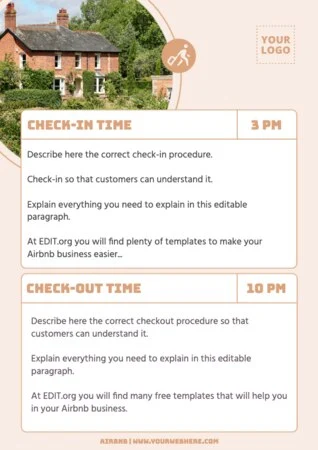 Edit an Airbnb house rules template