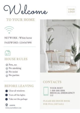 Modifier un modèle de règlement intérieur Airbnb